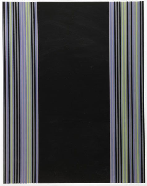 Gene Davis (American, 1920-1985) Voodoo, 1984: Gene Davis (American, 1920-1985) Voodoo, 1984; Screenprint in colors (framed); Signed, dated and numbered 76/88; 36'' x 28 1/4'' (sight); Provenance: Private Collection, New York