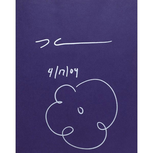 Jeff Koons (American, b. 1955) Untitled (Flower),: Jeff Koons (American, b. 1955) Untitled (Flower), 2004; Silver ink on paper (framed); Signed and dated; 11 1/2" x 9" (sheet); Provenance: Private Collection, Virginia