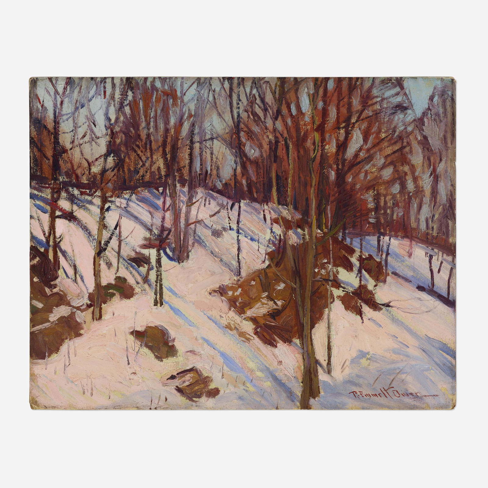 Robert Emmett Owen, Winter Hillside (1 of 3)