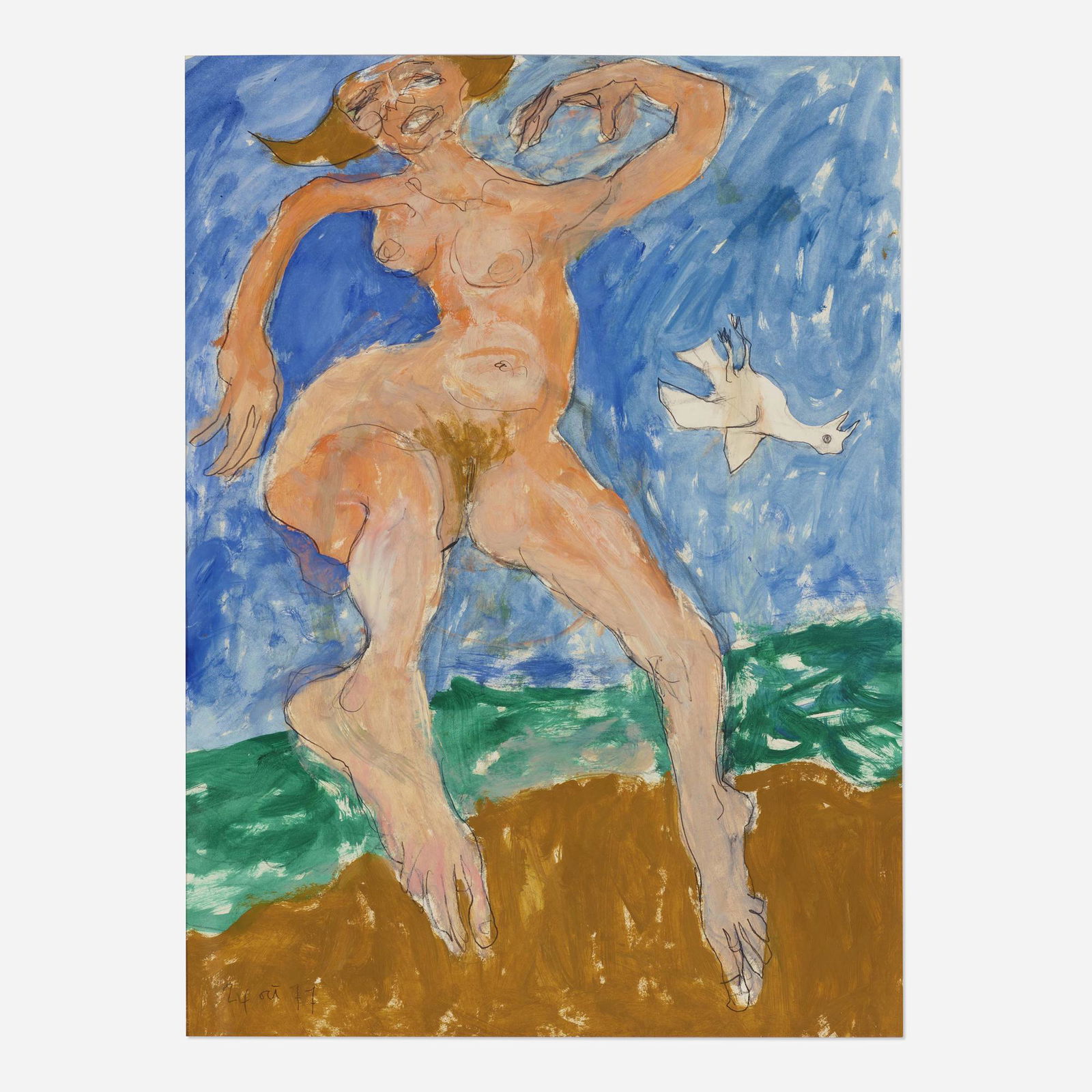 Rex Ashlock, Woman and Bird (1 of 4)