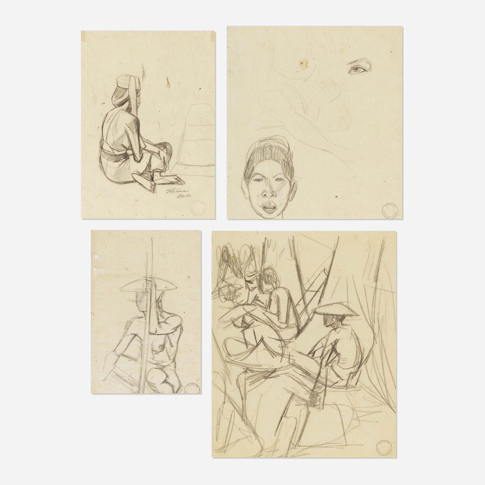 Maurice Sterne, Bali (four works) (1 of 2)