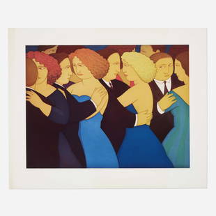 Andrew Stevovich, The Dance: Andrew Stevovich The Dance 1989aquatint in colors image: 17.875 h × 23.875 w in (45 × 61 cm) sheet: 23.125 h × 28.875 w in (59 × 73 cm) Signed, titled, dated and num