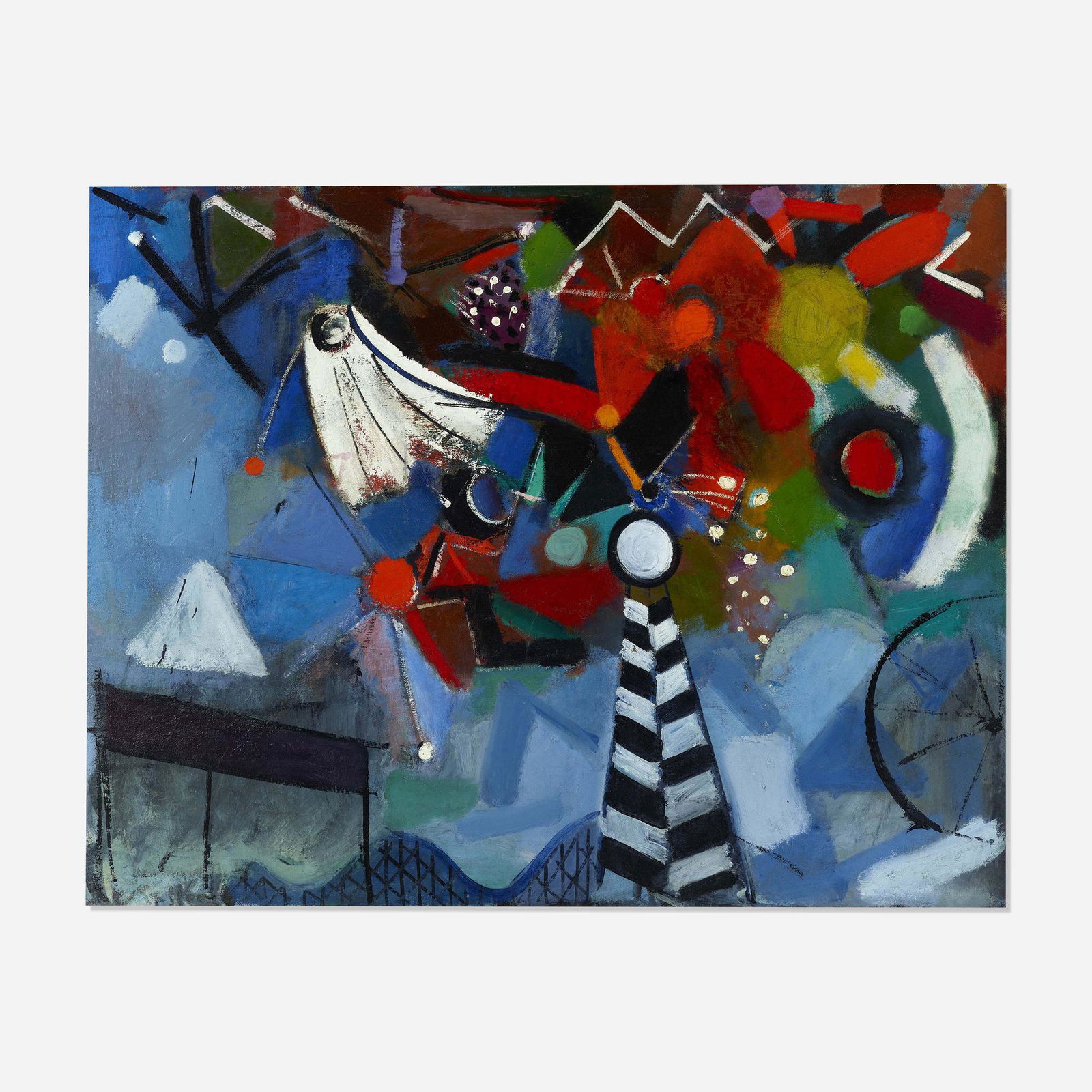 Henry Kallem, Fireworks Over Coney Island (1 of 4)