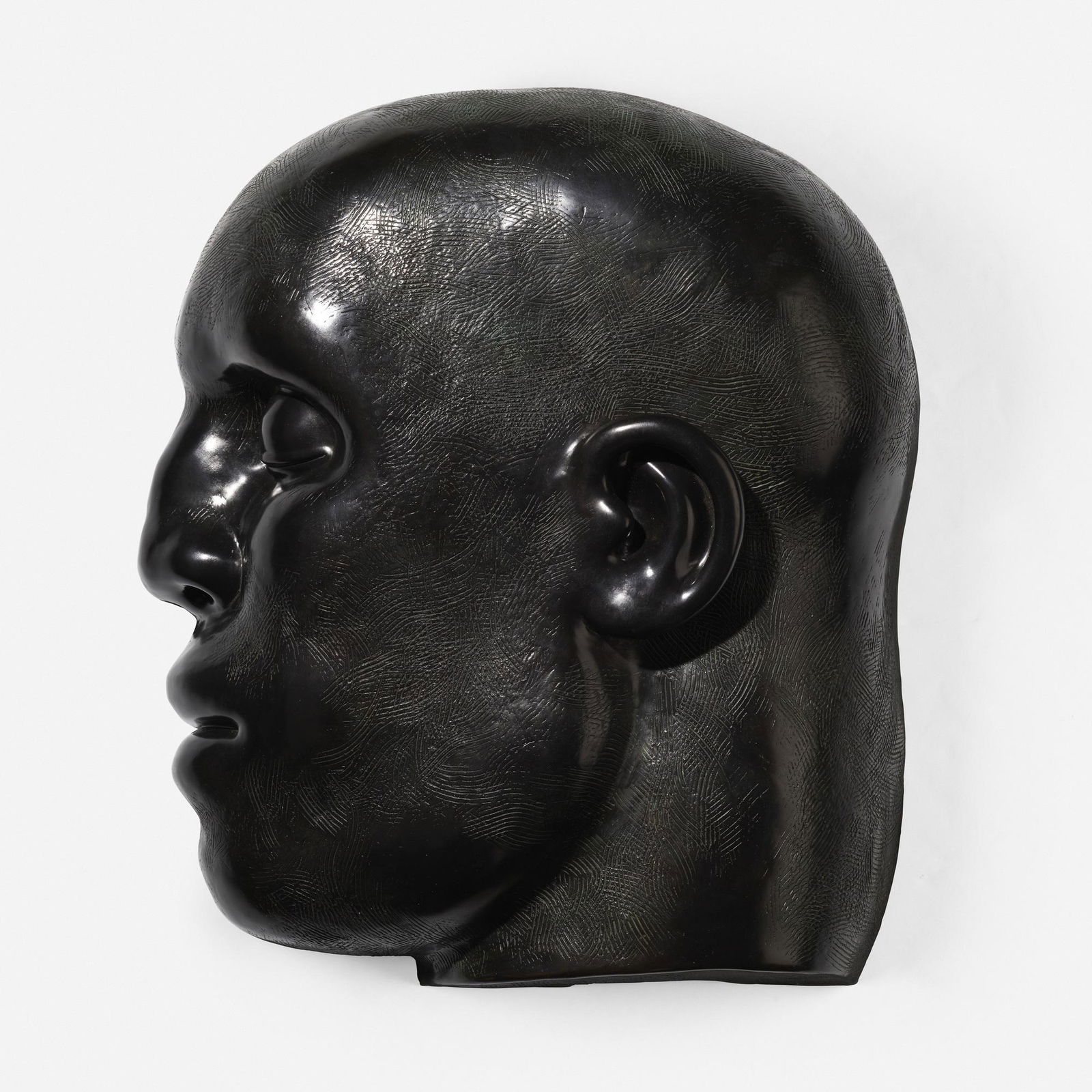 Tom Otterness, Untitled (Head): Tom Otterness Untitled (Head) 1989bronze 21.25 h × 19.5 w × 7.5 d in (54 × 50 × 19 cm) Signed, dated and numbered to base '© T. Otterness '89 2/12'. This work is number