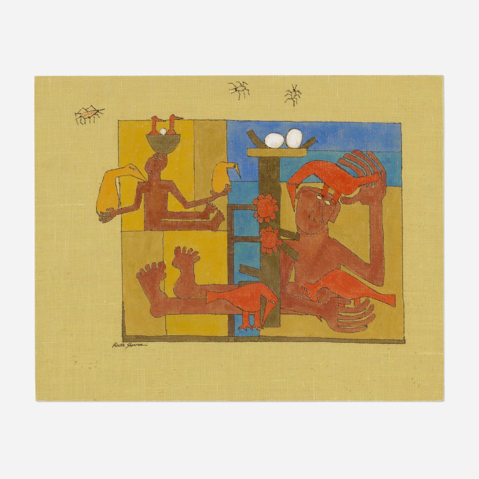 Ruth Sharon, Seated Figures (1 of 4)