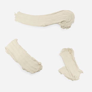 Roxy Paine, Untitled #13, #18 and #21: Roxy Paine Untitled #13, #18 and #21 (three works) 1997acrylic paint on polymer and Fiberglas 13 h × 41.5 w in (33 × 105 cm) 11 h × .28 w in (28 × 1 cm) 15 h × 24