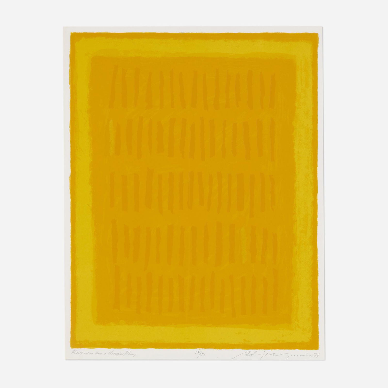 Adja Yunkers, Requiem for a Virgin King (1 of 4)