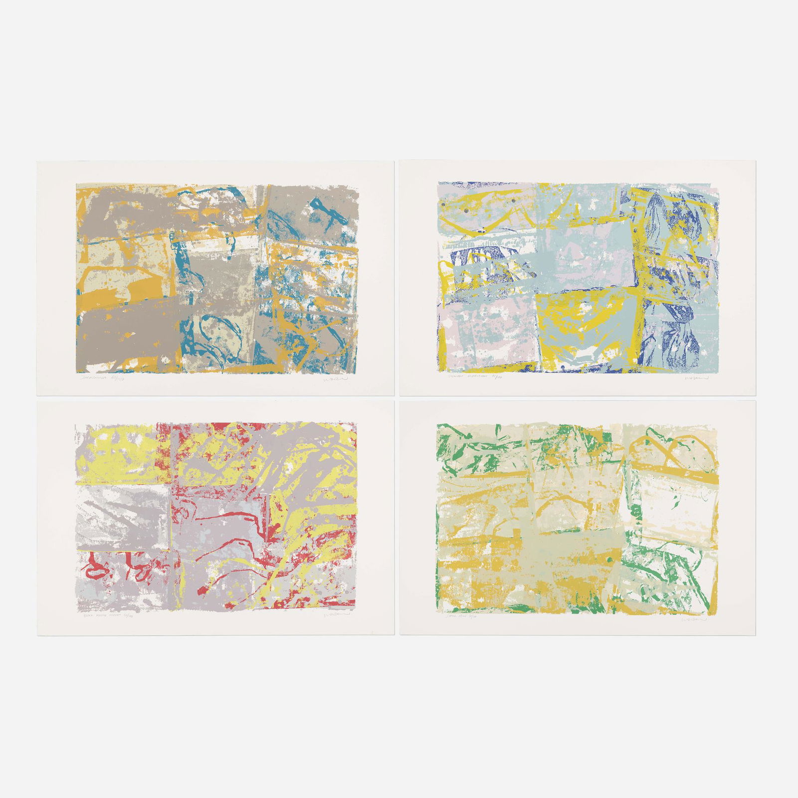 Walter Darby Bannard, four works (1 of 2)