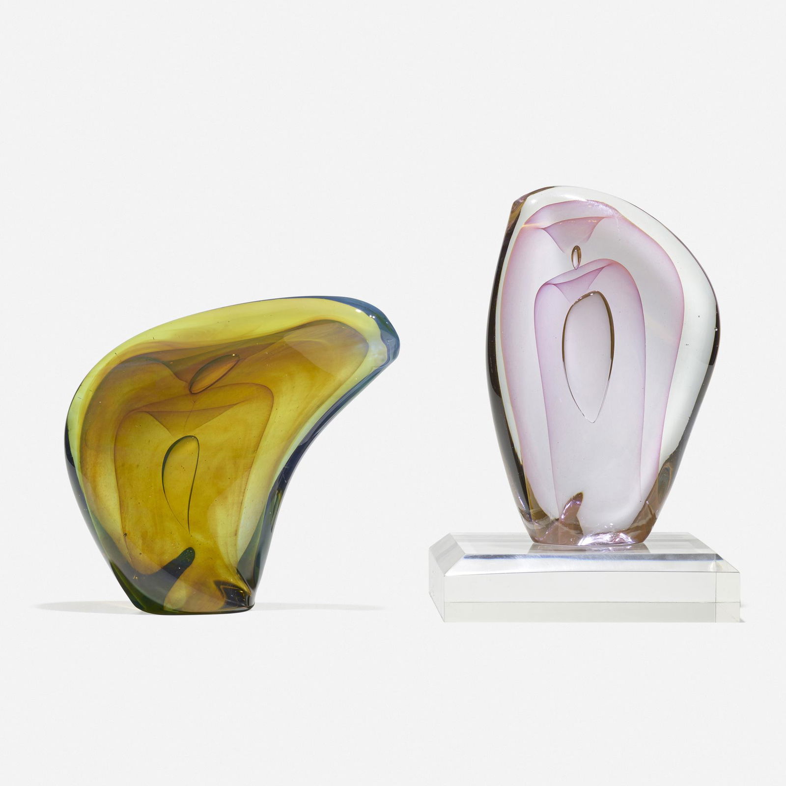 Dominick Labino, Polar Bear; Emergence (two works) (1 of 4)