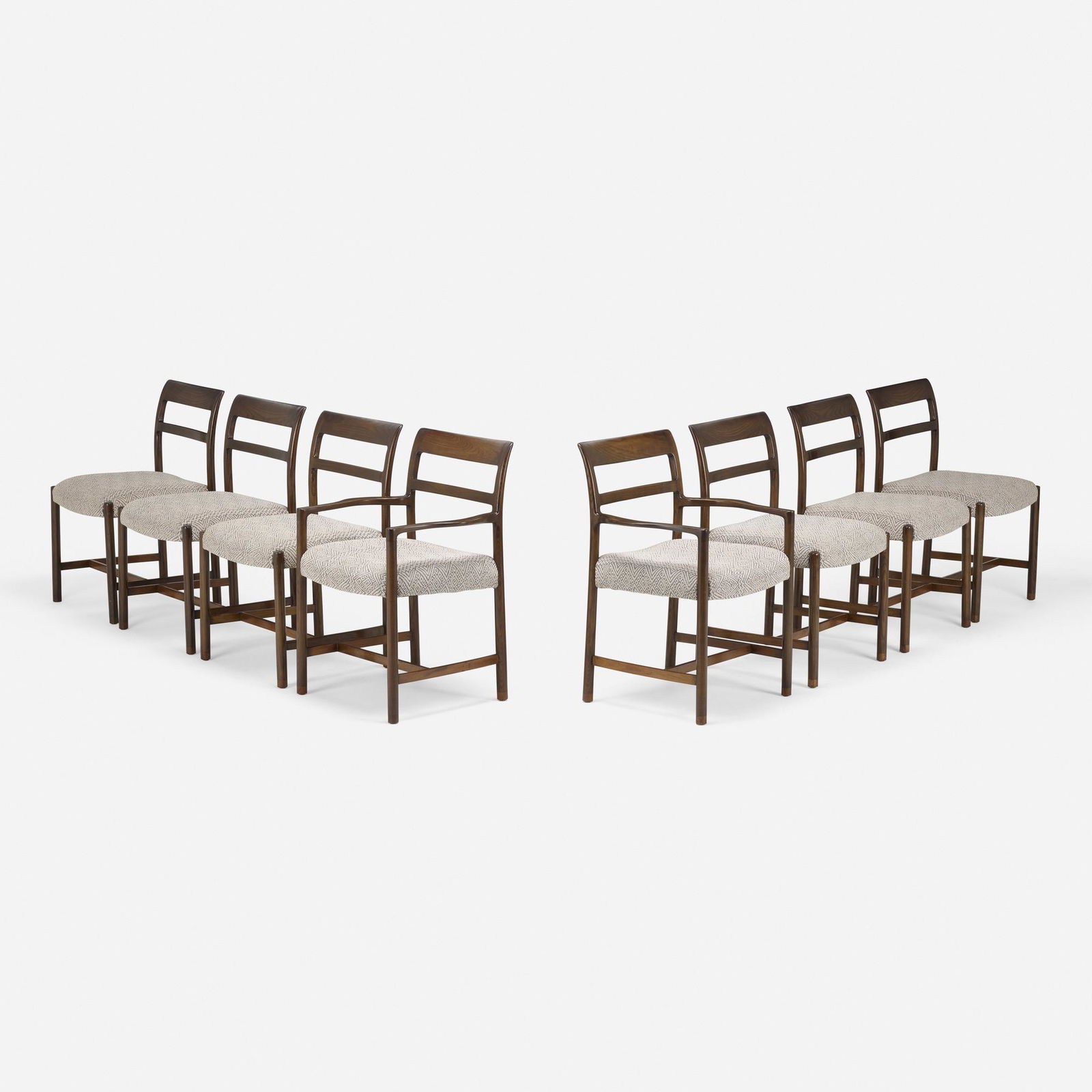 Harvey Probber, Dining chairs, set of eight (1 of 3)