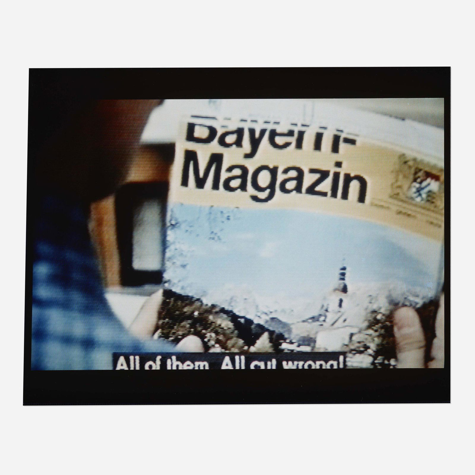 Christopher Williams, Landscape for P.M.: Christopher Williams Landscape for P.M. 1996c-print on ilfochrome paper 11 h × 14 w in (28 × 36 cm) Signed, titled, dated and numbered to verso 'Landscape for P.M. 1996 5/25 C Will