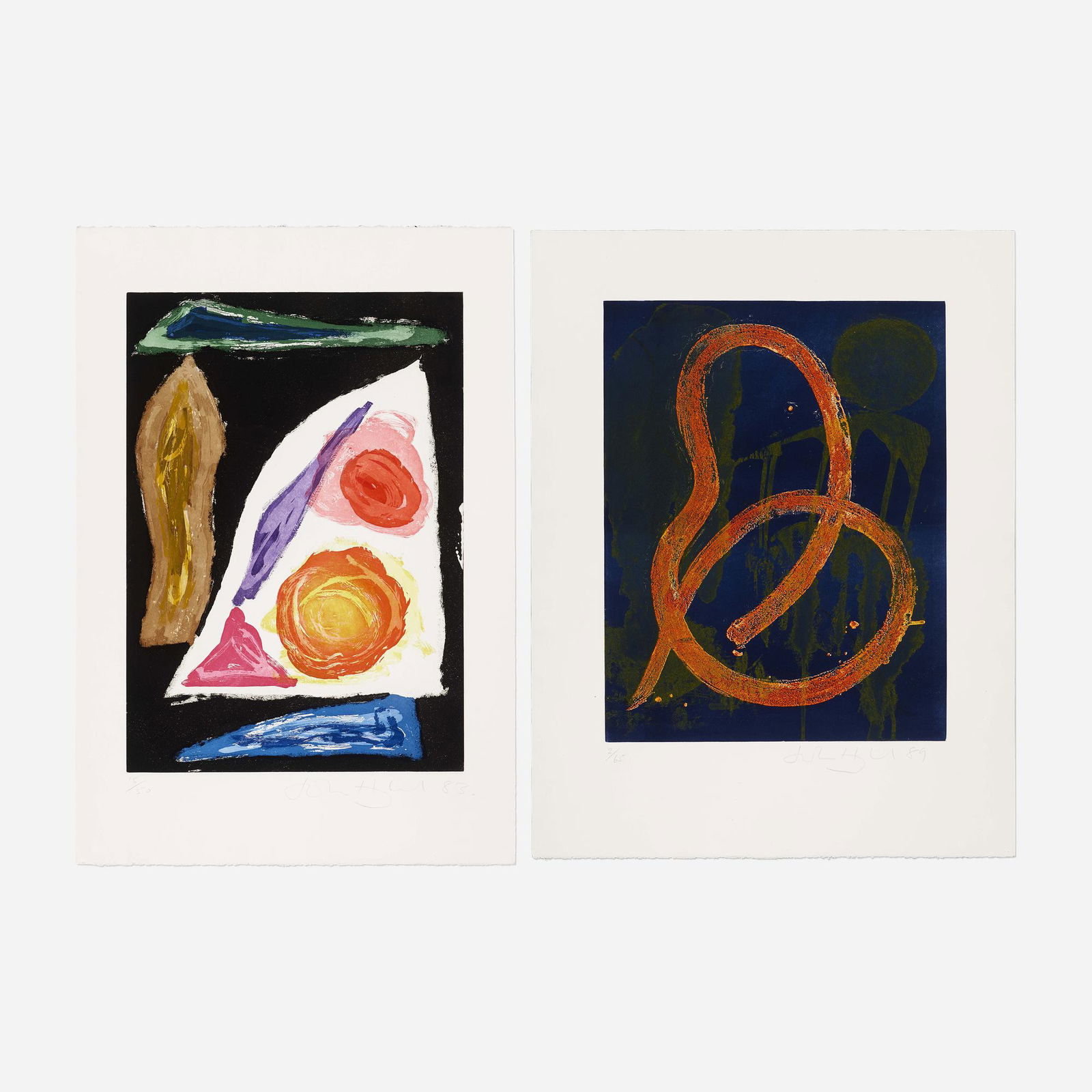 John Hoyland, Reverie; Banda Oriental (two works) (1 of 2)