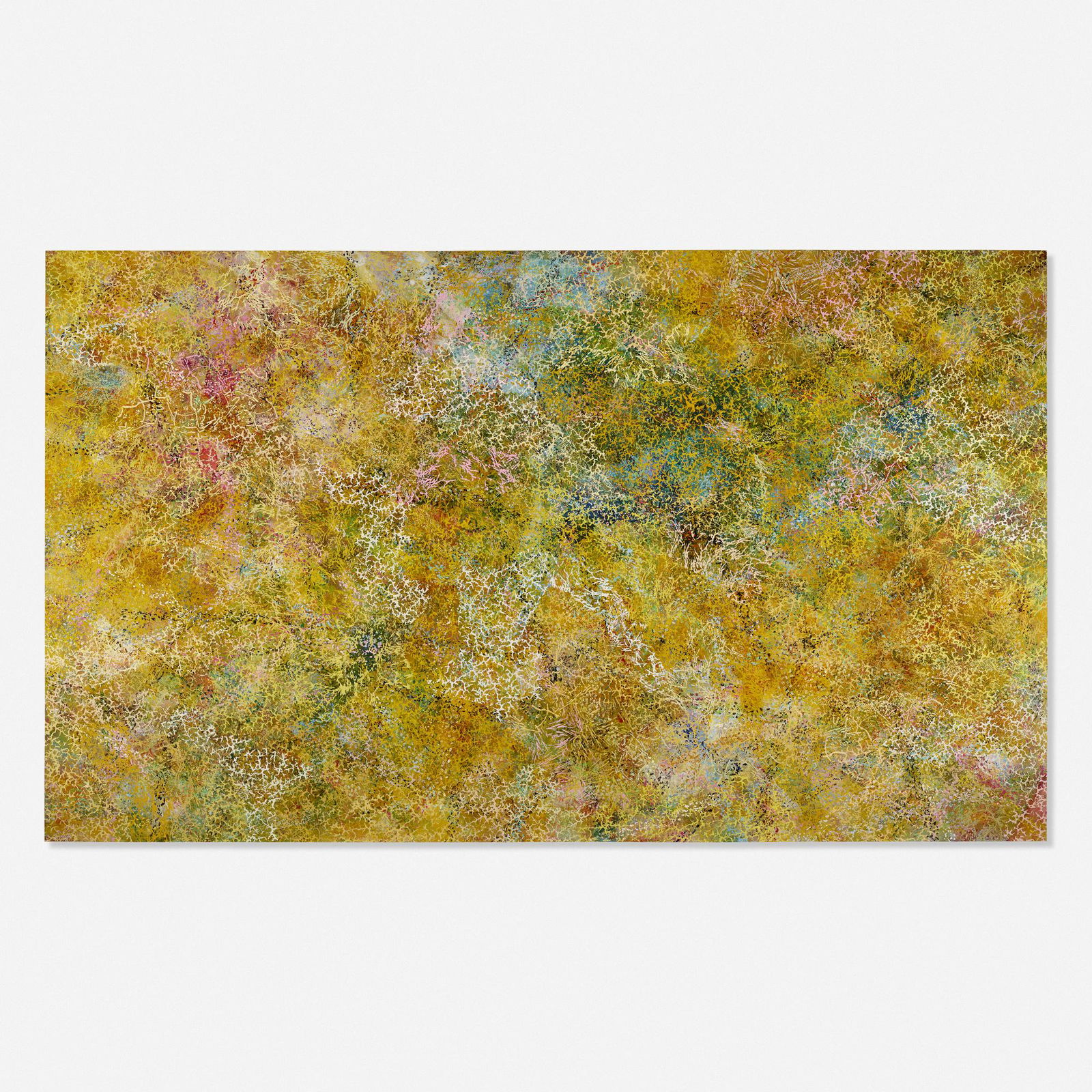 Howard Buchwald, The Solitude of Cataracts: Howard Buchwald The Solitude of Cataracts 1971oil on canvas 72 h × 120 w × 2 d in (183 × 305 × 5 cm) Signed, titled and dated to verso 'Howard Buchwald The Solitude of