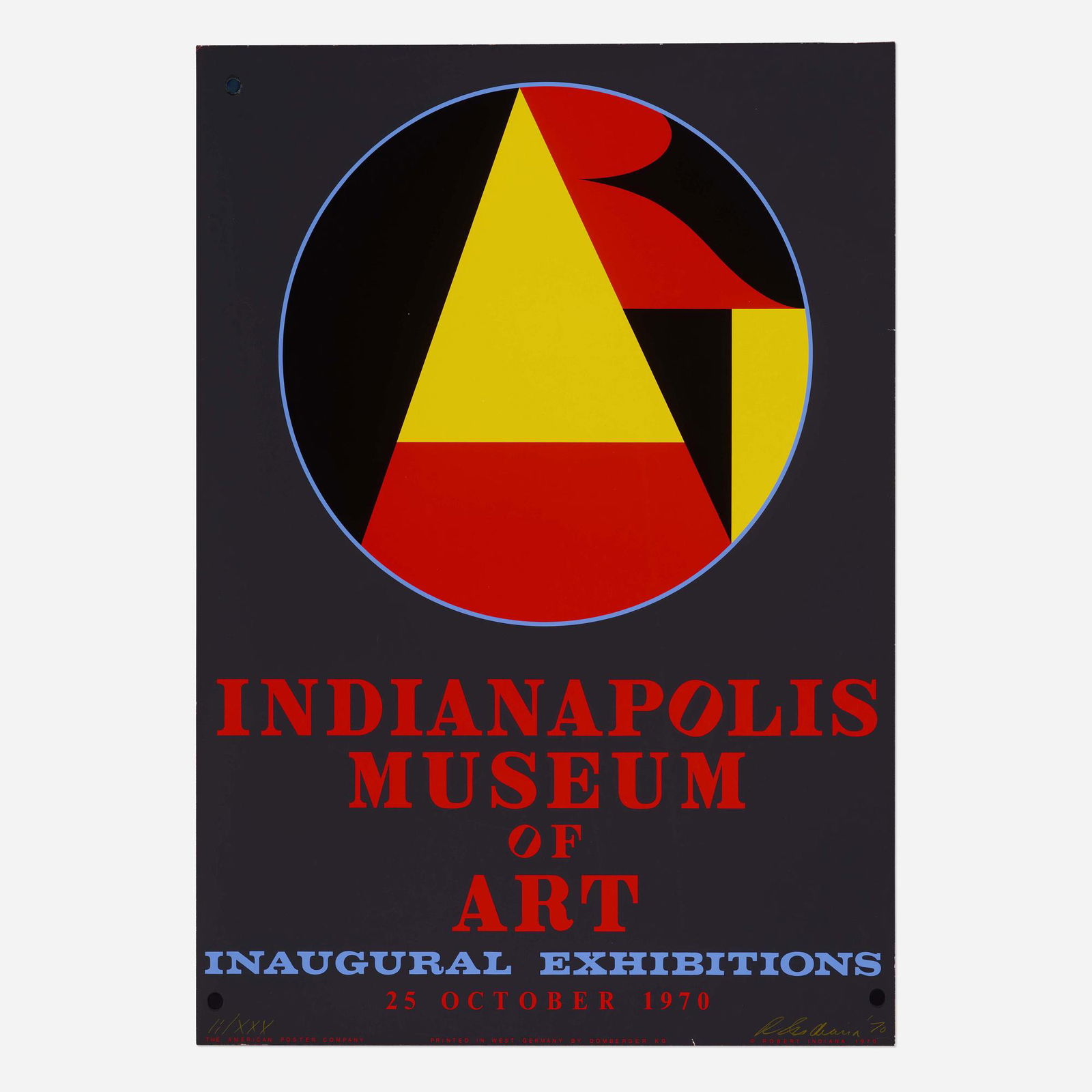 Robert Indiana, Indianapolis Museum of Art poster (1 of 3)