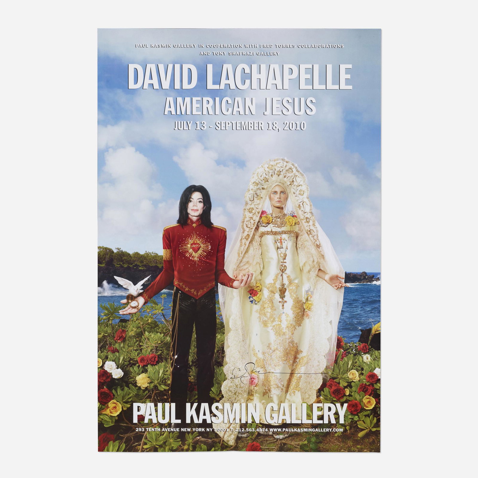 David LaChapelle, Paul Kasmin exhibition poster (1 of 3)