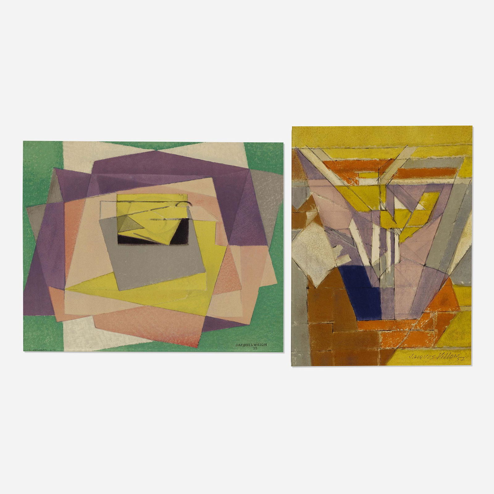 Jacques Villon, two works (1 of 3)