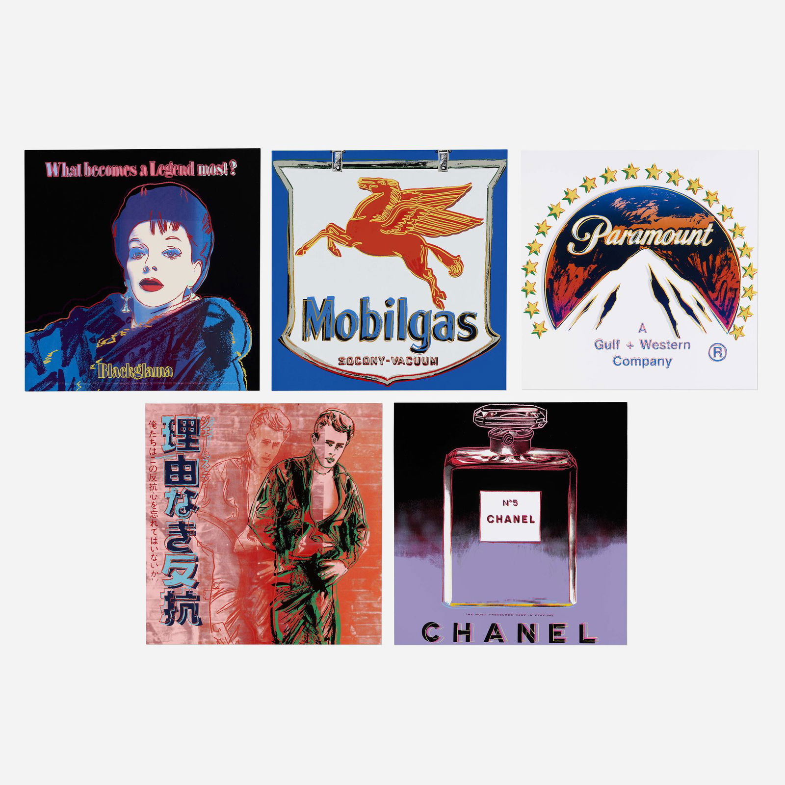 After Andy Warhol, five works (1 of 2)