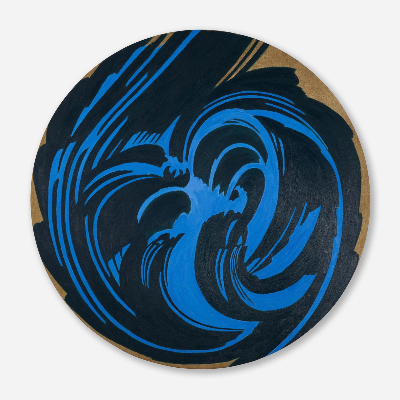 Jack Youngerman, Wellspring: Jack Youngerman Wellspring 1987oil on linen 59 dia in (150 cm) Signed, titled and dated to verso 'Wellspring 1987 Jack Youngerman'. Provenance: Private Collection, New