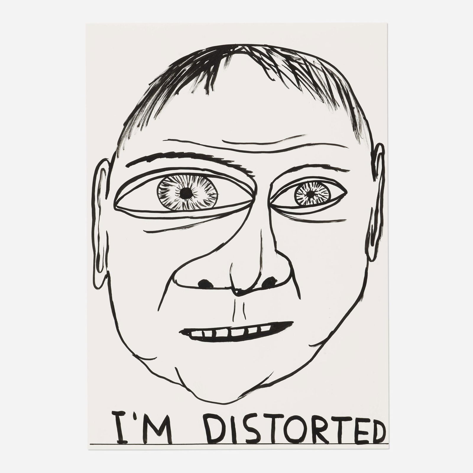 David Shrigley, Untitled: David Shrigley Untitled 2014ink on paper 16.5 h Ã— 11.625 w in (42 Ã— 30 cm) Signed and dated to verso 'DS 2014'. Provenance: Stephen Friedman Gallery, London | Sketch,