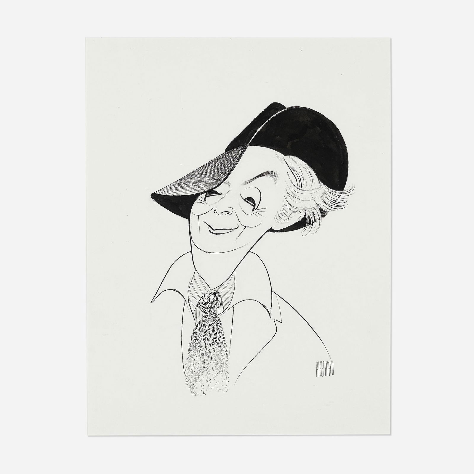 Al Hirschfeld, Quentin Crisp (1 of 4)