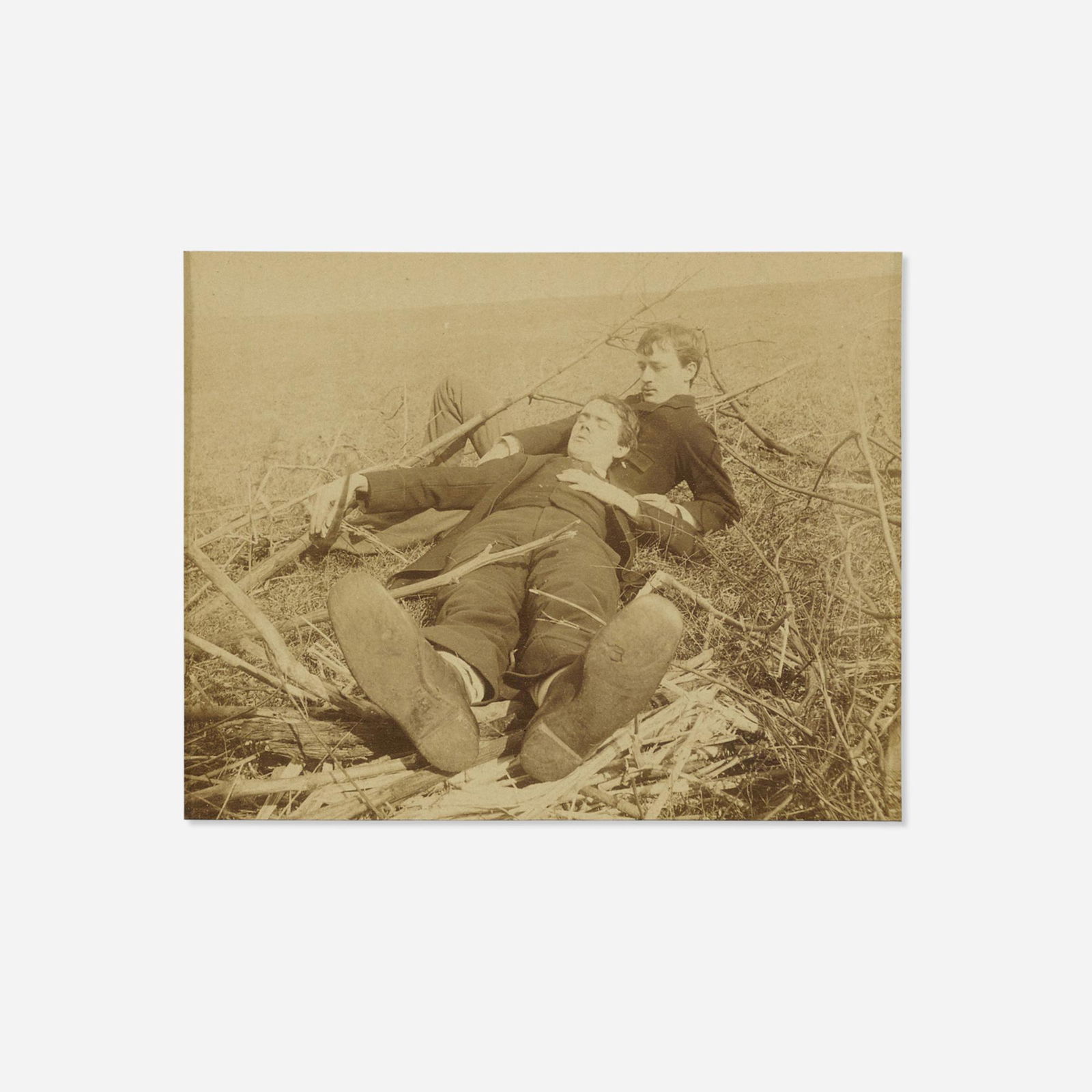 Circle of Thomas Eakins, Group Study: Circle of Thomas Eakins Group Study c. 1883albumen print image: 3.625 h Ã— 4.5 w in (9 Ã— 11 cm) mount: 4.5 h Ã— 6.5 w in (11 Ã— 17 cm) Provenance: Olympia Galleries Ltd.,