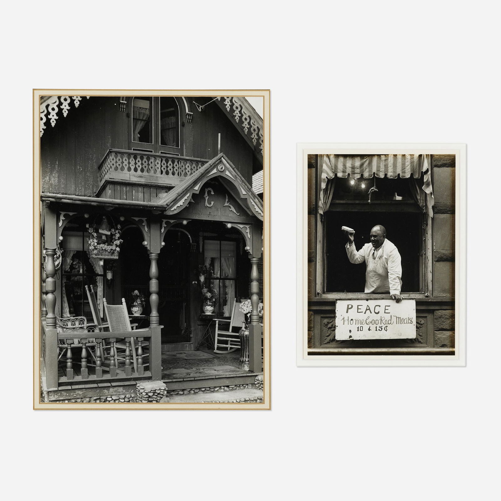 Aaron Siskind, Tabernacle; Peace Meals (1 of 3)