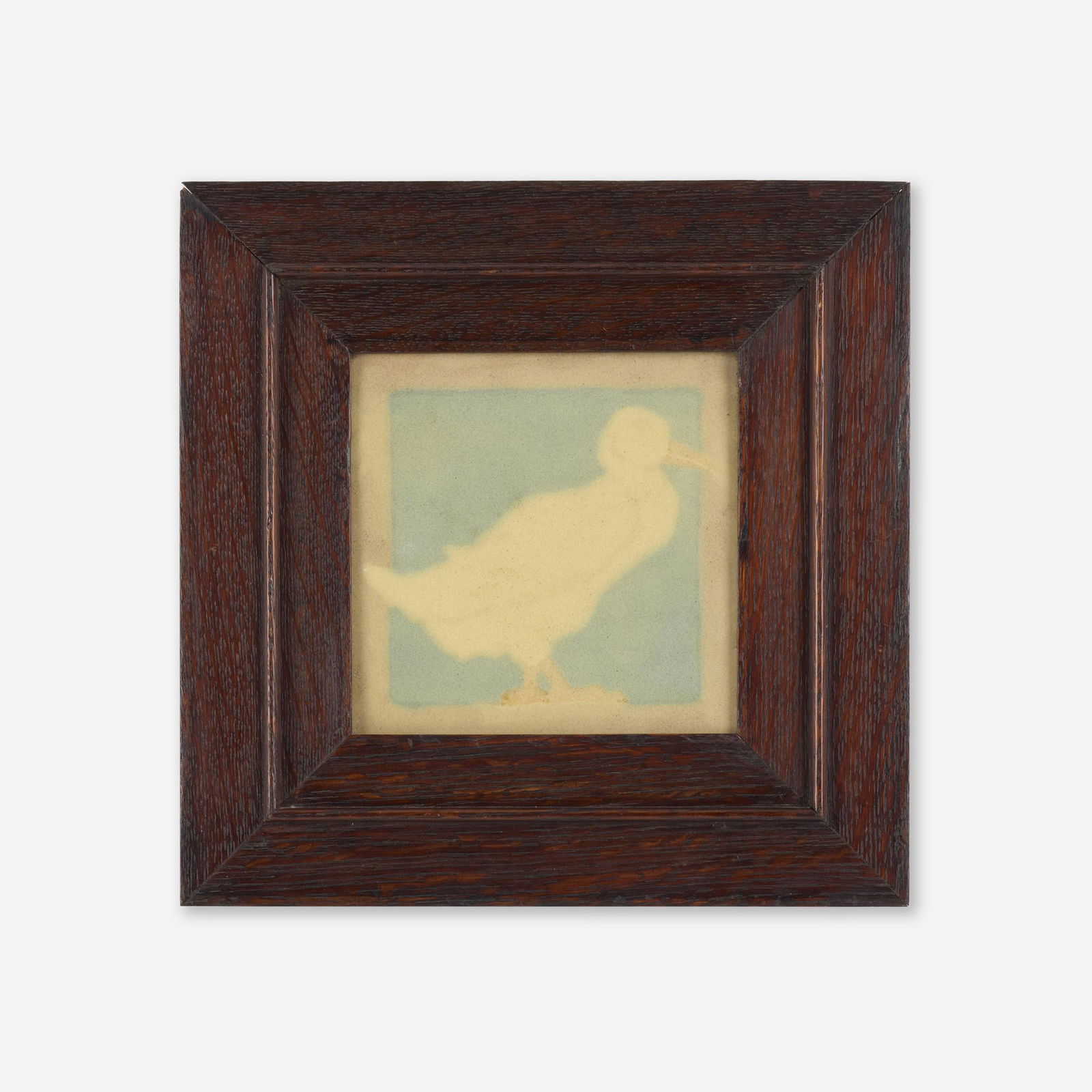 Marblehead Pottery, Rare tile with duck (1 of 3)