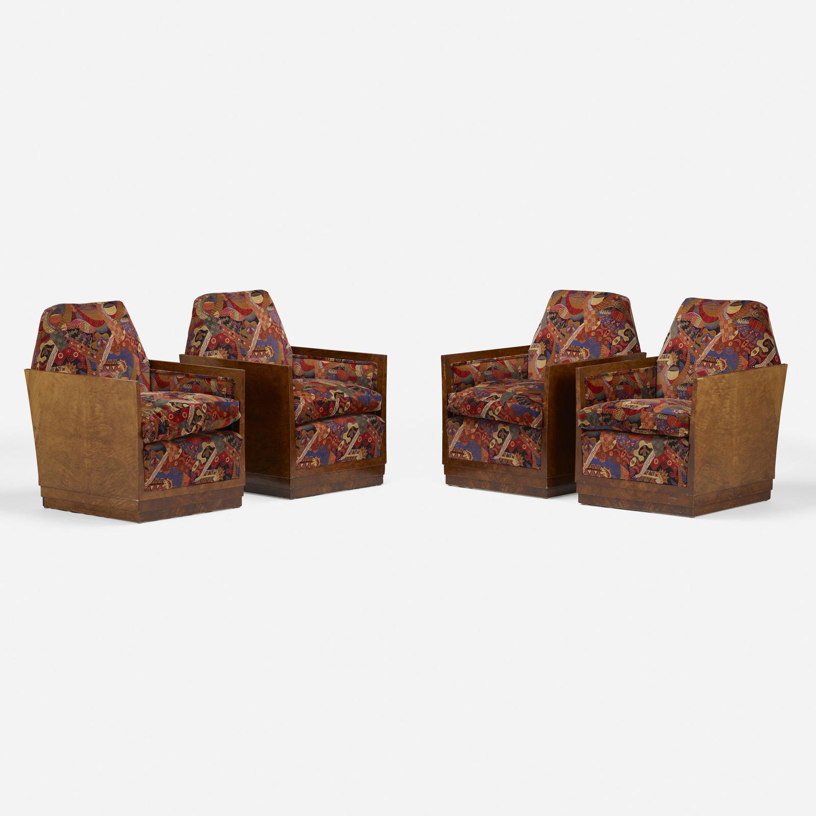 Art Deco, Lounge chairs, set of four (1 of 4)