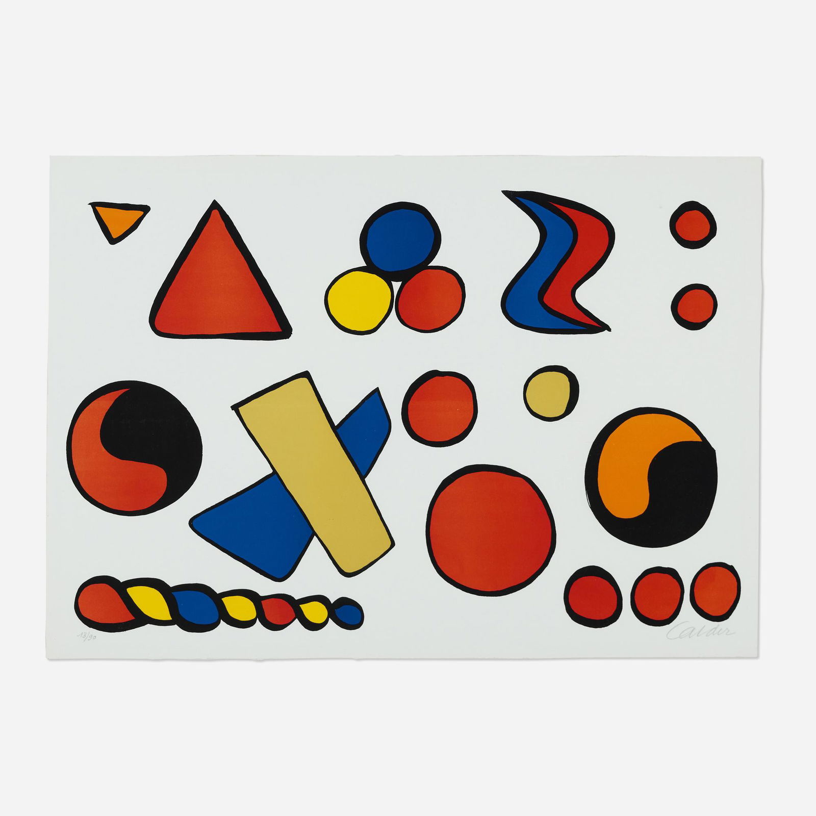 Alexander Calder, Composition Geometriques (1 of 4)