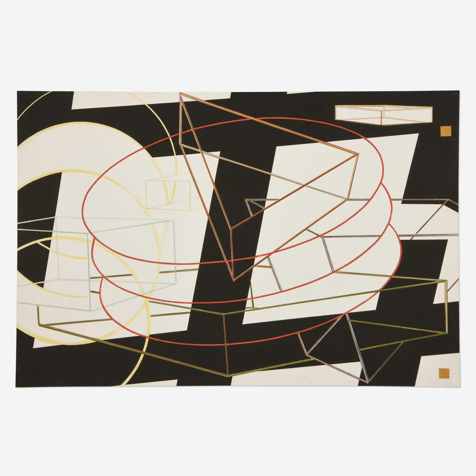 Al Held, Stone Ridge #4: Al Held Stone Ridge #4 1983etching in colors 26.5 h × 39.75 w in (67 × 101 cm) Signed, titled and dated to verso 'Al Held '83 Stone Ridge 4'. This work is from the edition of 65 pu