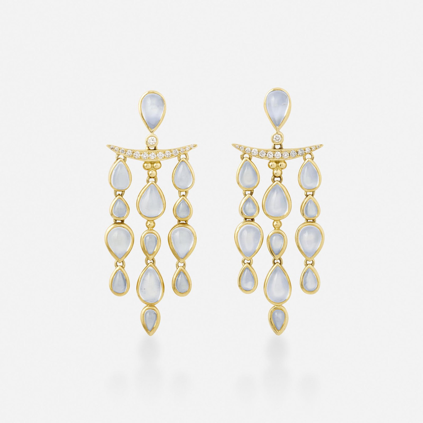 Temple St. Clair, 'Seta' moonstone earrings (1 of 3)