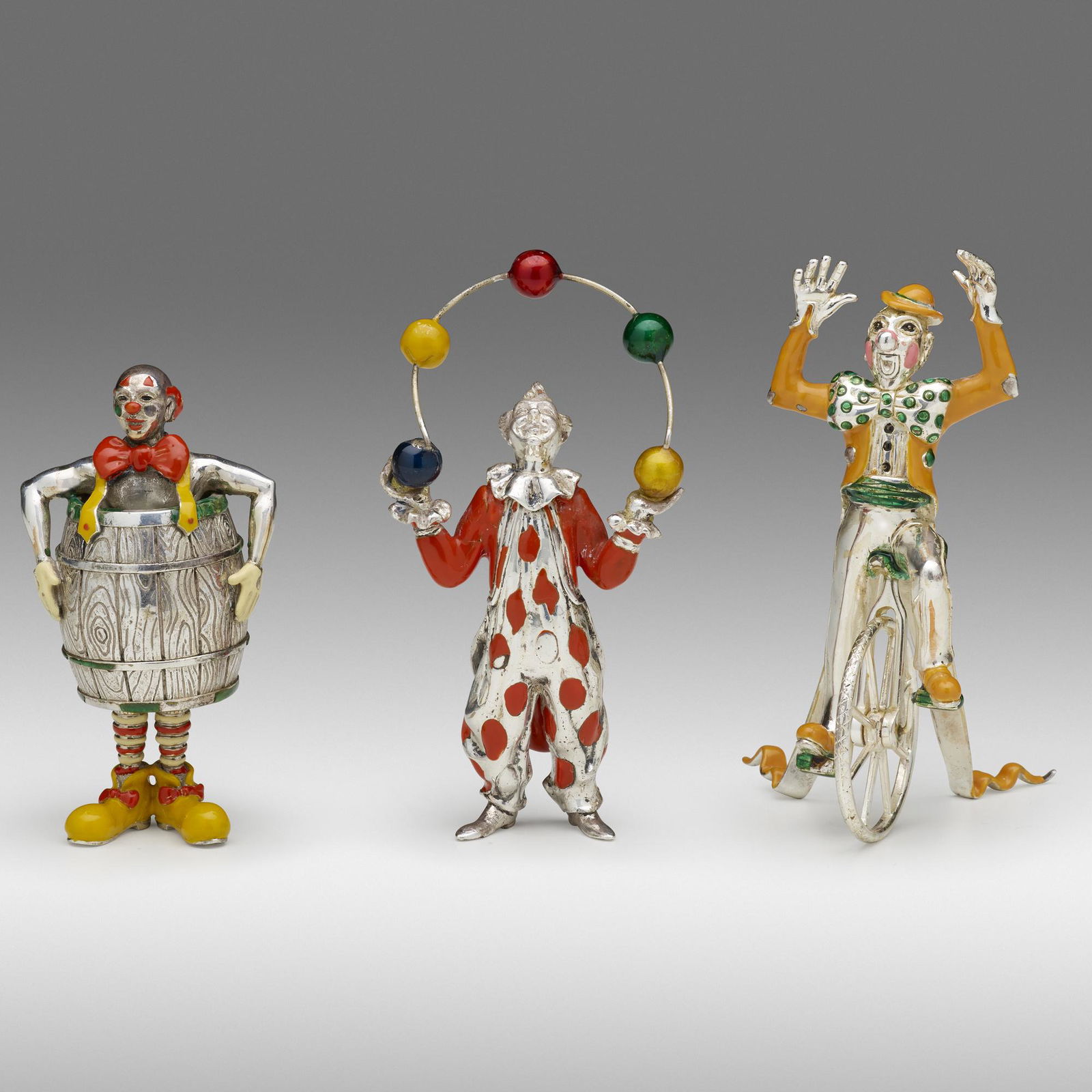 Gene Moore for Tiffany & Co., Three clowns (1 of 6)