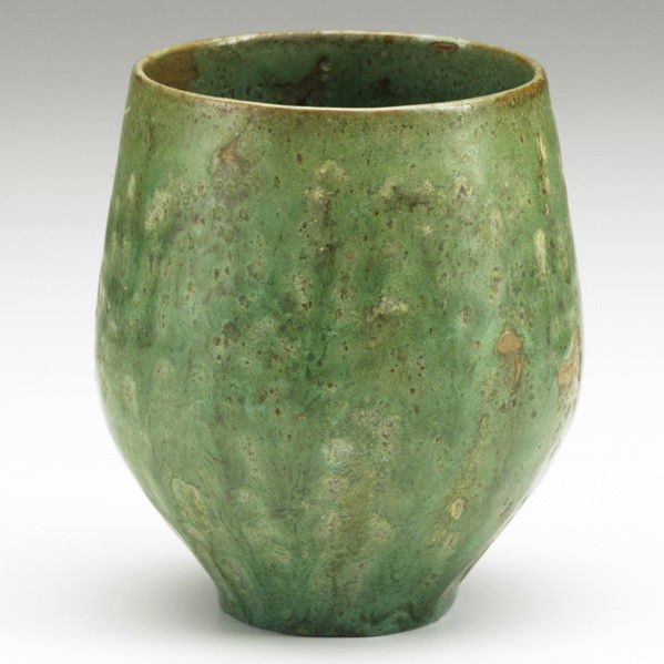 NATZLER; Glazed earthenware vase: OTTO AND GERTRUD NATZLER; Glazed earthenware vase, USA, 1960s; Signed NATZLER; 4'' x 3''