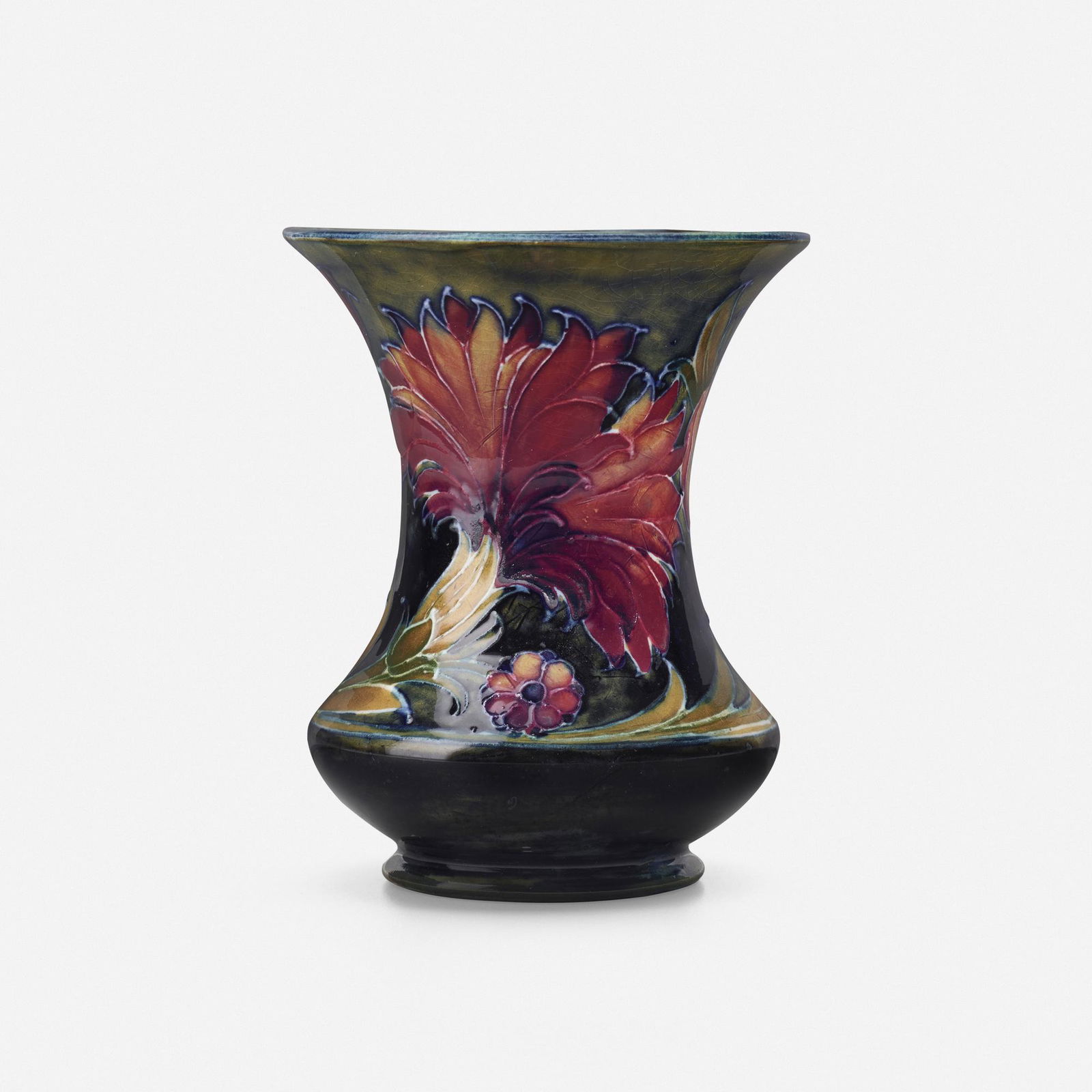 Moorcroft Pottery, Late Florian Ware vase (1 of 3)