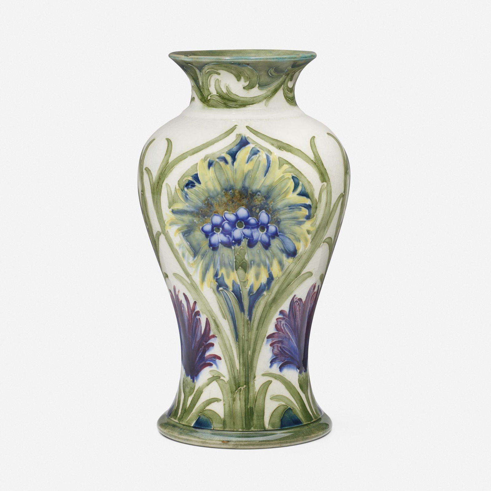 Moorcroft Pottery, Revived Cornflower vase (1 of 3)