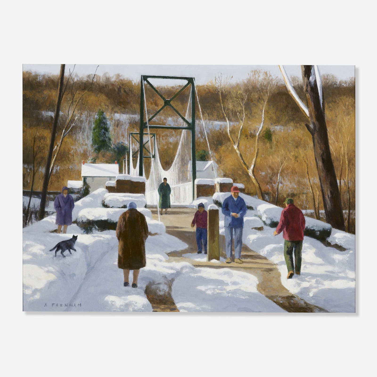 Alexander Farnham, Snow Day on the Bridge (1 of 4)