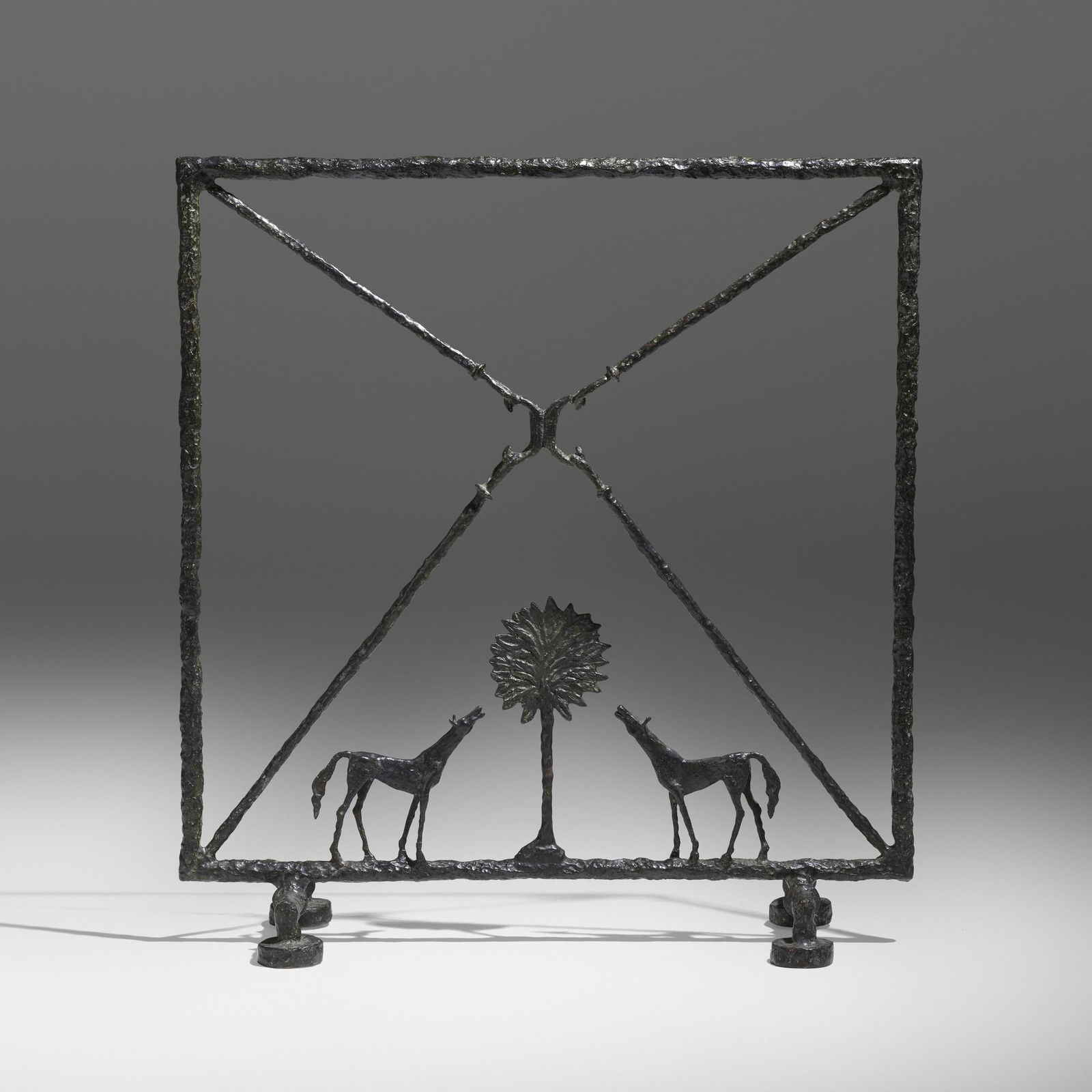 After Diego Giacometti, Fire screen (1 of 3)