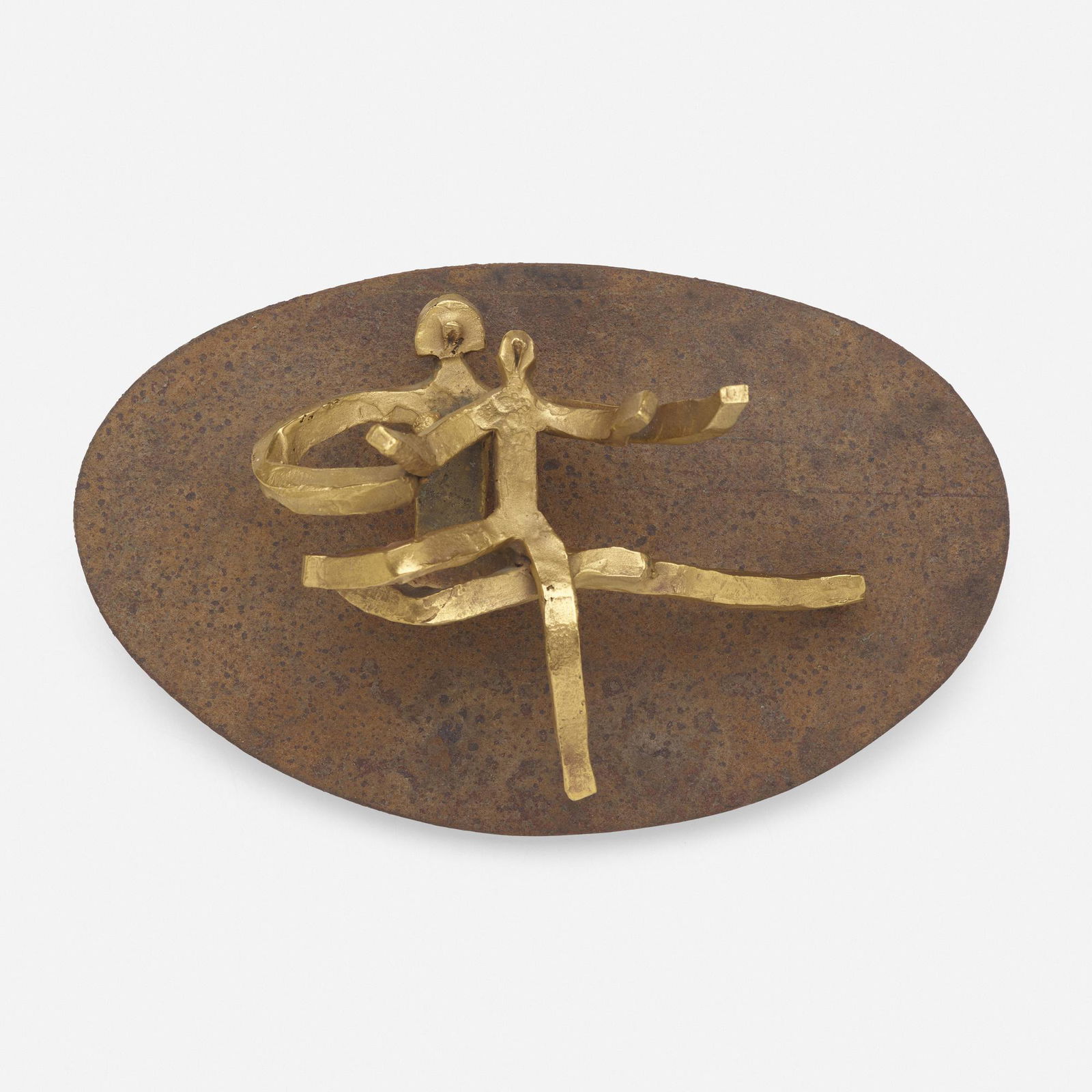 Mary Callery, Mother & Child: Mary Callery Mother & Child bronze, steel 6 h × 9.75 w × 3.75 d in (15 × 25 × 10 cm) Provenance: Collection of Dr. Herbert Kayden and Dr. Gabrielle Reem, New