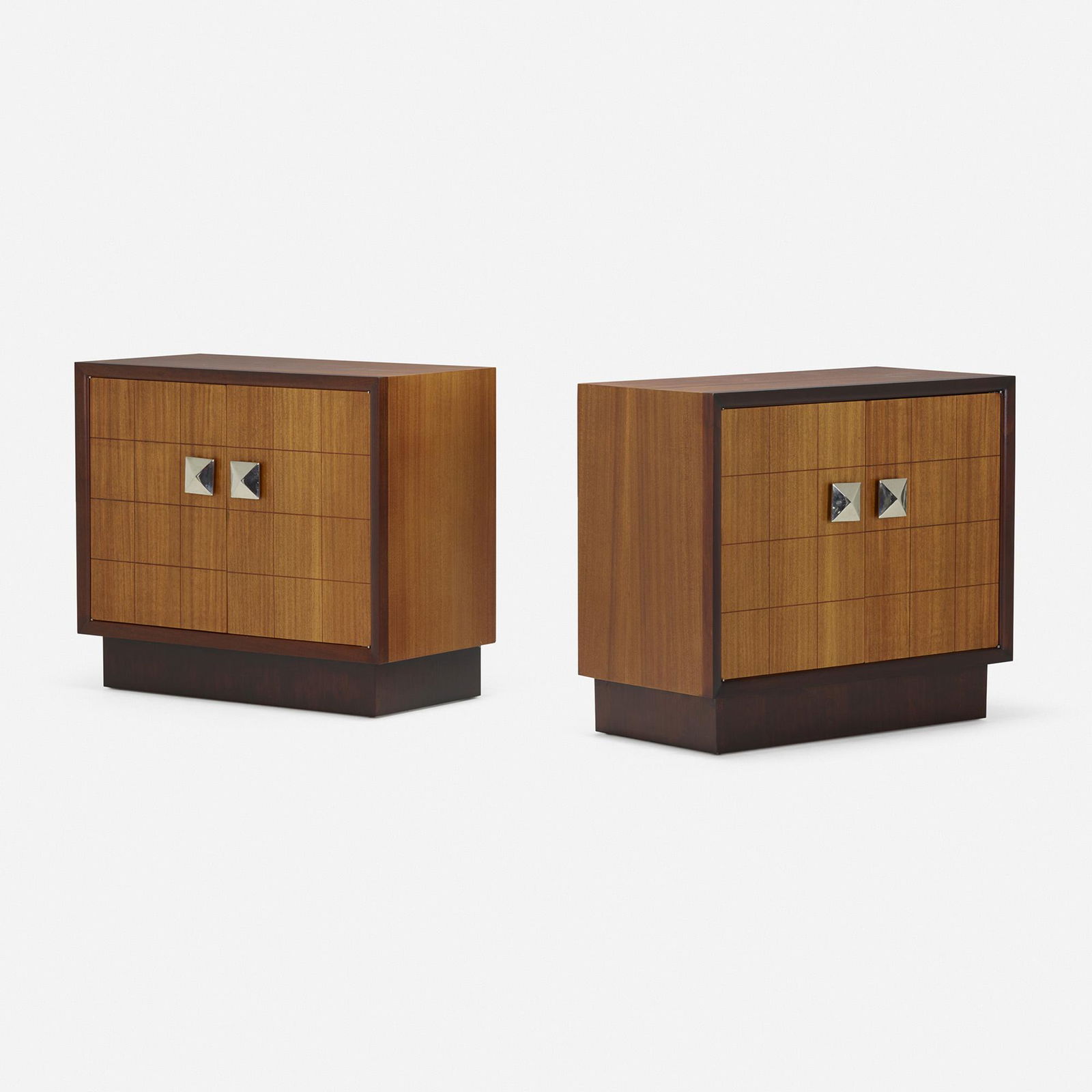 In the manner of James Mont, Cabinets, pair (1 of 4)