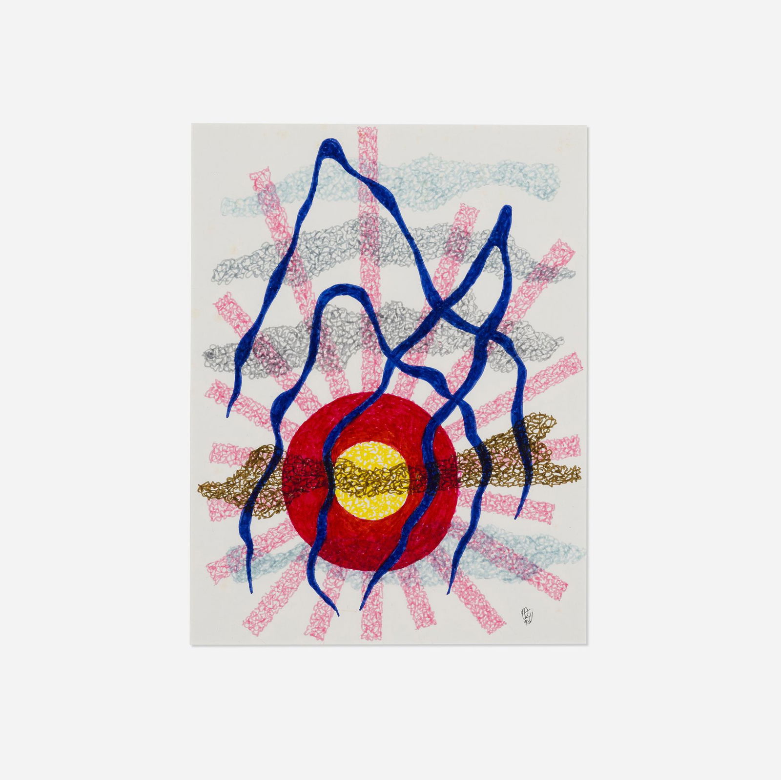 Dwinell Grant, Red Sun (1 of 4)