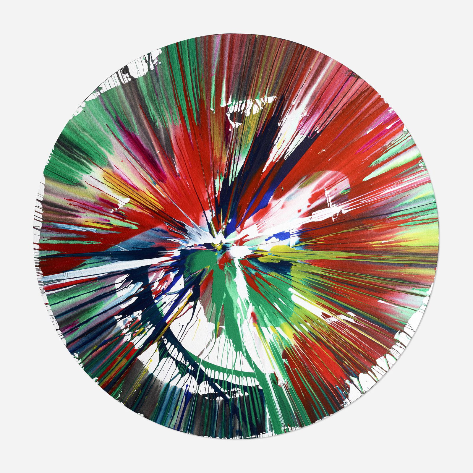 Damien Hirst, Circle Spin Painting (1 of 3)