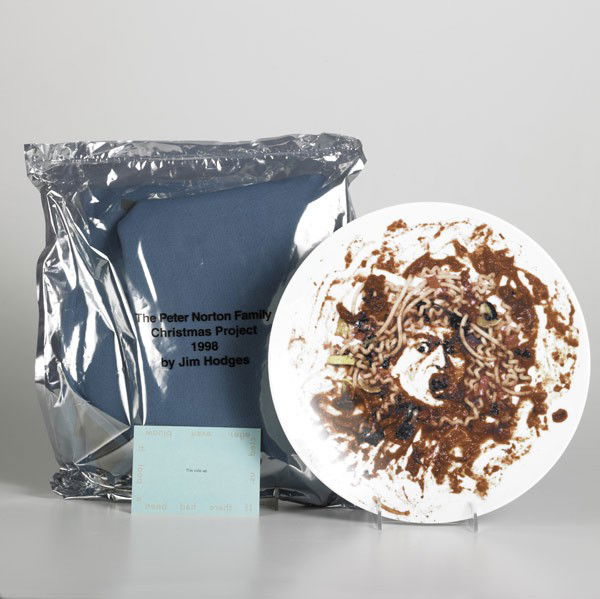 Peter Norton Family Christmas Projects: Peter Norton Family Christmas Projects: Jim Hodges (American, b. 1957) If There Had Been a Pool it Would Have Reflected Us, 1998; Print on blanket (in unopened bag); 52'' x 72''; Vik Muniz (Brazilian,