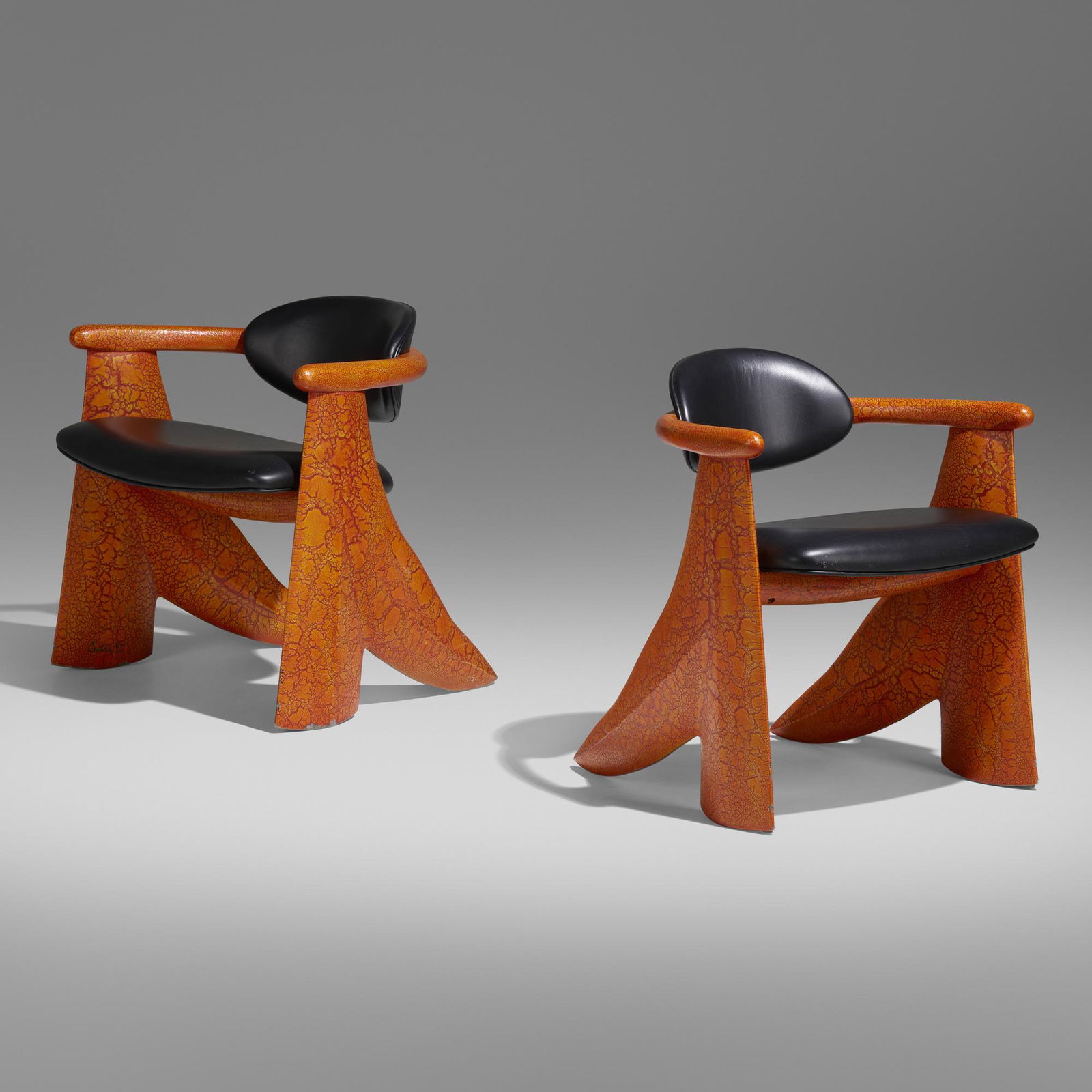 Wendell Castle, Chairs, pair (1 of 7)