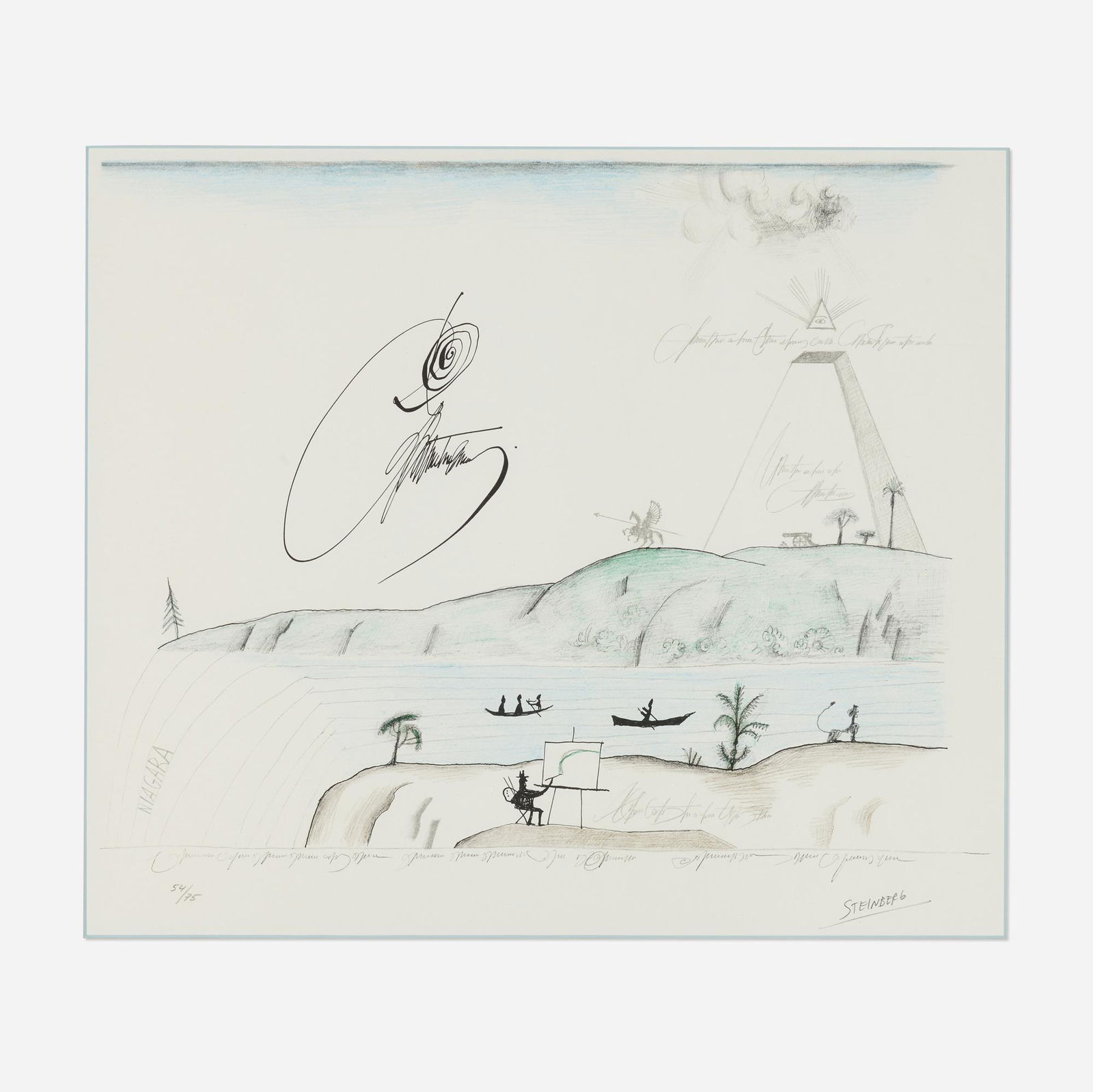 Saul Steinberg, Niagara Falls (1 of 4)