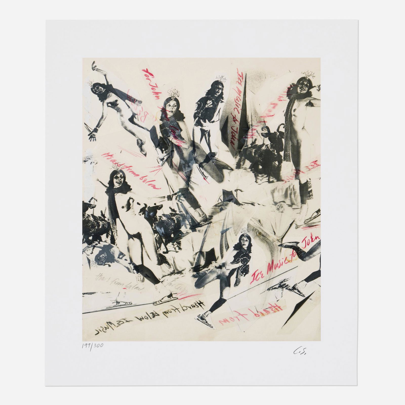 Carolee Schneemann, Ice Music for John: Carolee Schneemann Ice Music for John 2018archival digital print with ultra chrome HD archival inks on Epson Hot Press Bright image: 13.25 h x 11 w in (34 x 28 cm) sheet: 17 h x 14.5 w in (43 x 37