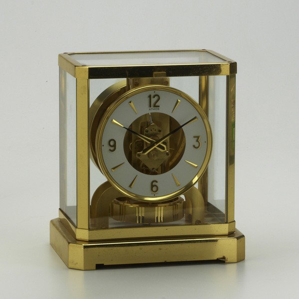 JAEGER-lECOULTRE; ATMOS CLOCK: JAEGER-LECOULTRE; Atmos clock, fifteen jewels; 9'' x 7 1/2'' x 5 1/2''