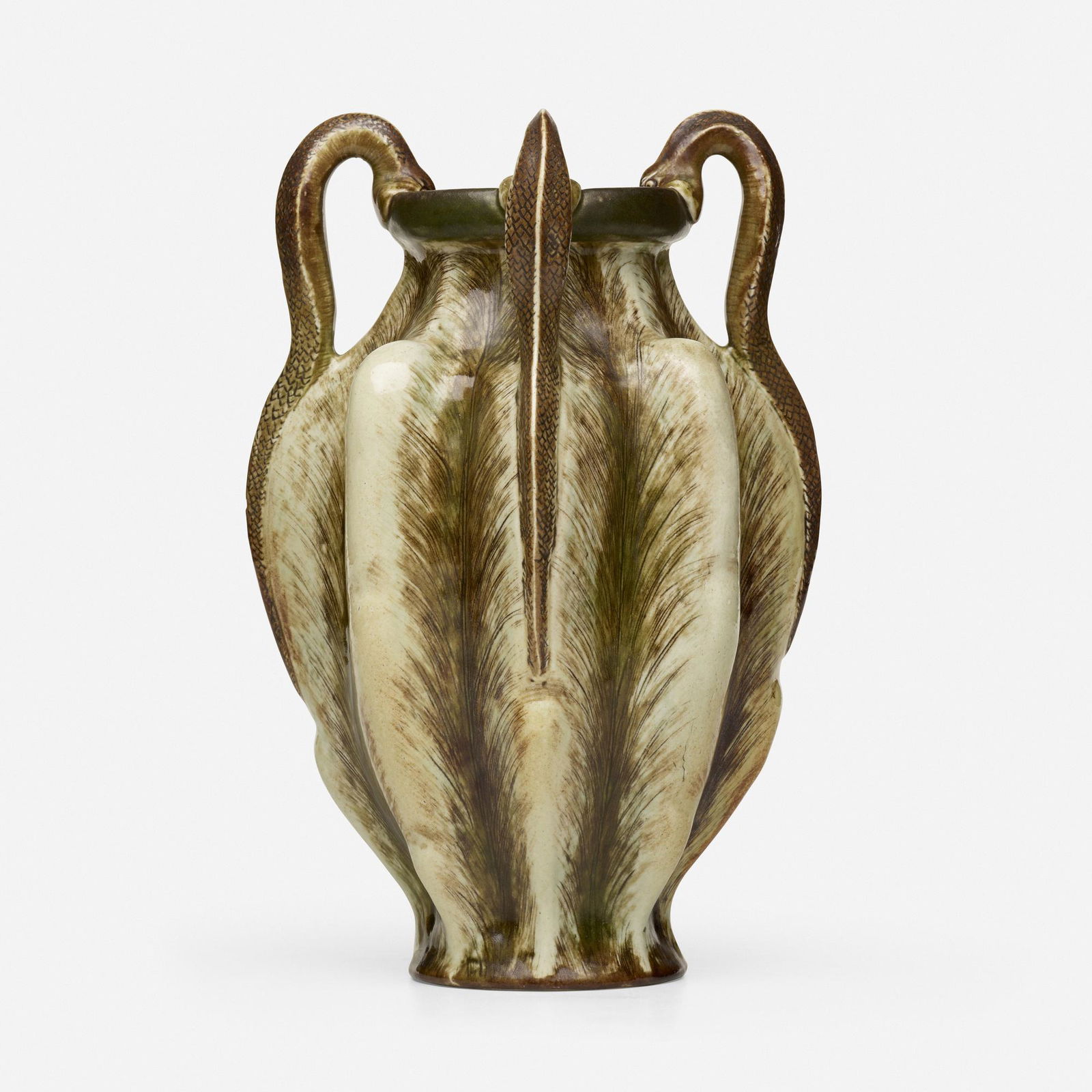 Martin Brothers Pottery, Vase with snakes (1 of 5)