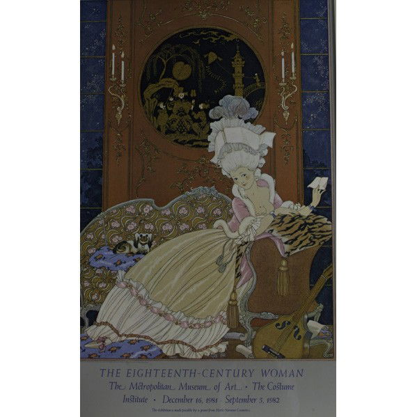 THREE FRENCH POSTERS ALONG WITH CHAGALL, MAN RAY: THREE FRENCH POSTERS ALONG WITH CHAGALL, MAN RAY, ETC; 38 1/2'' x 27 1/4'' (sight) largest, 22 1/4'' x 15'' (sight) smallest