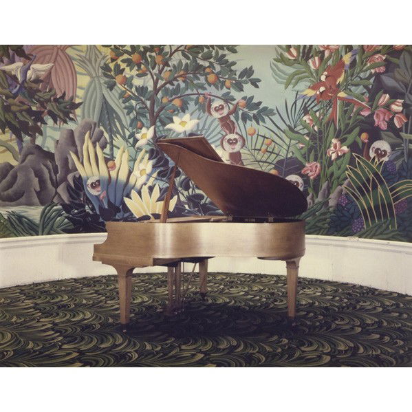 DAVID GRAHAM (American, b. 1952): DAVID GRAHAM (American, b. 1952); C-print of piano in the old Forager's House Restaurant, New Hope, PA, ca. 1990 (framed); 7 5/8'' x 9 5/8'' (sight)