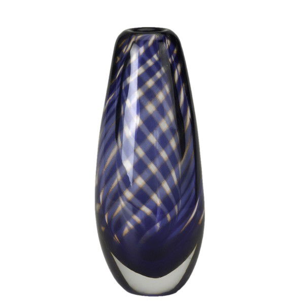 EDWARD HALD; ORREFORS: EDWARD HALD; ORREFORS; Graal vase, Sweden; Signed ORREFORS SWEDEN/S-GRAAL 440L/Edward Hald; 9 1/2'' x 4''